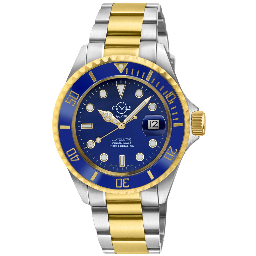 GV2 by Gevril Liguria Automatic Blue Dial Mens Watch 42153