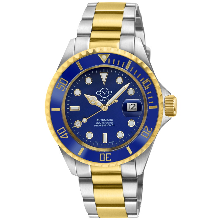 Photo: GV2 by Gevril Liguria Automatic Blue Dial Mens Watch 42153