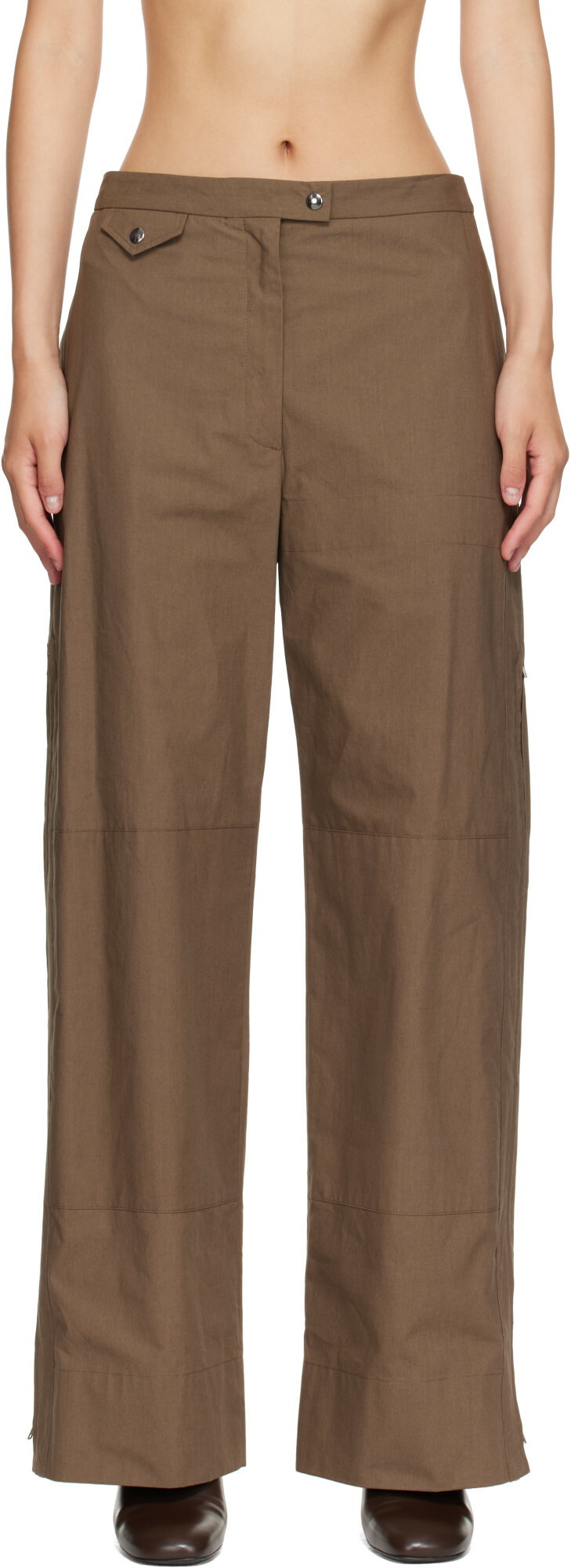 Calvin Klein Collection Brown Gemma Trousers
