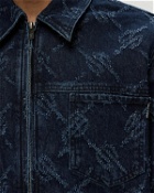 Daily Paper Jacob Denim Jacket Blue - Mens - Denim Jackets