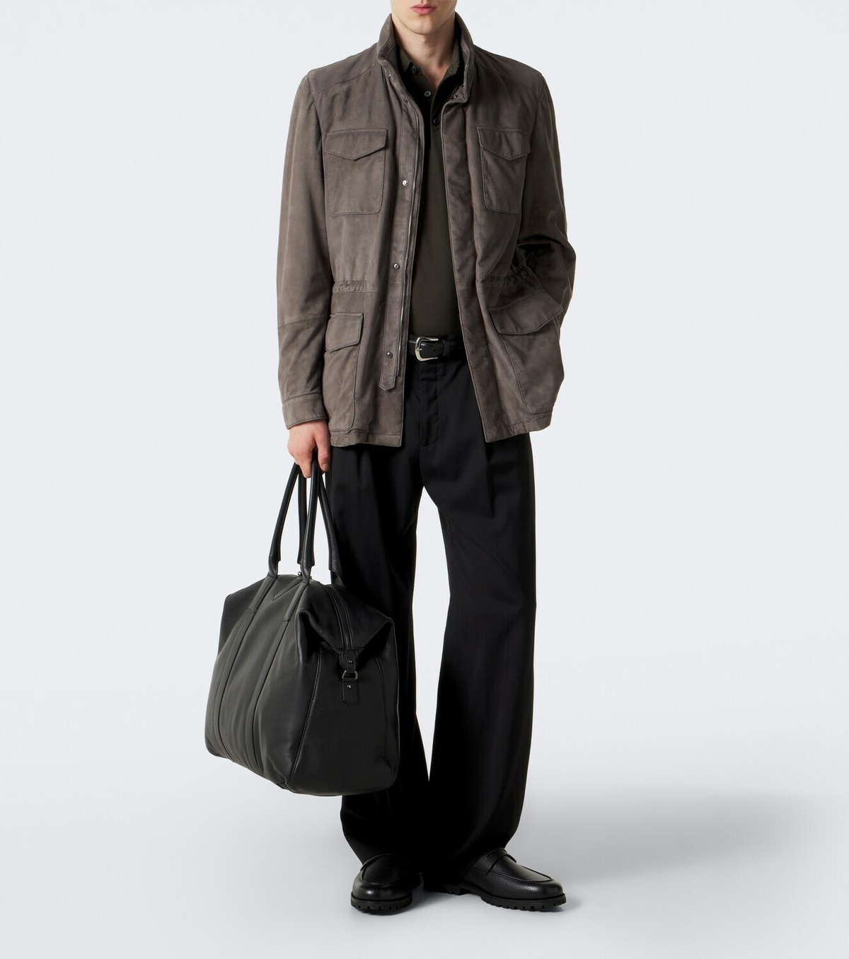 Zegna Pioggia leather loafers