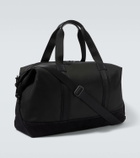 Moncler Leather-trimmed canvas duffel bag