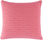 Versace Pink Seashell Baroque Double-Faced Pillow