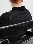 Rick Owens - Bauhaus Leather Zip-Up Flight Jacket - Black