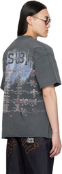 Ksubi Gray Death Snake Ekcess S/S Rhino T-shirt