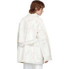 Maison Margiela Off-White Raw Canvas Military Jacket