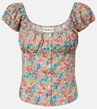 Montce Millie floral cotton top