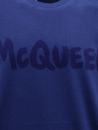 Alexander Mcqueen   T Shirt Blue   Mens