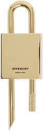 Givenchy Gold Small 4G Padlock Keychain