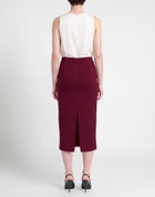Manila Grace Womens Midi skirt Burgundy