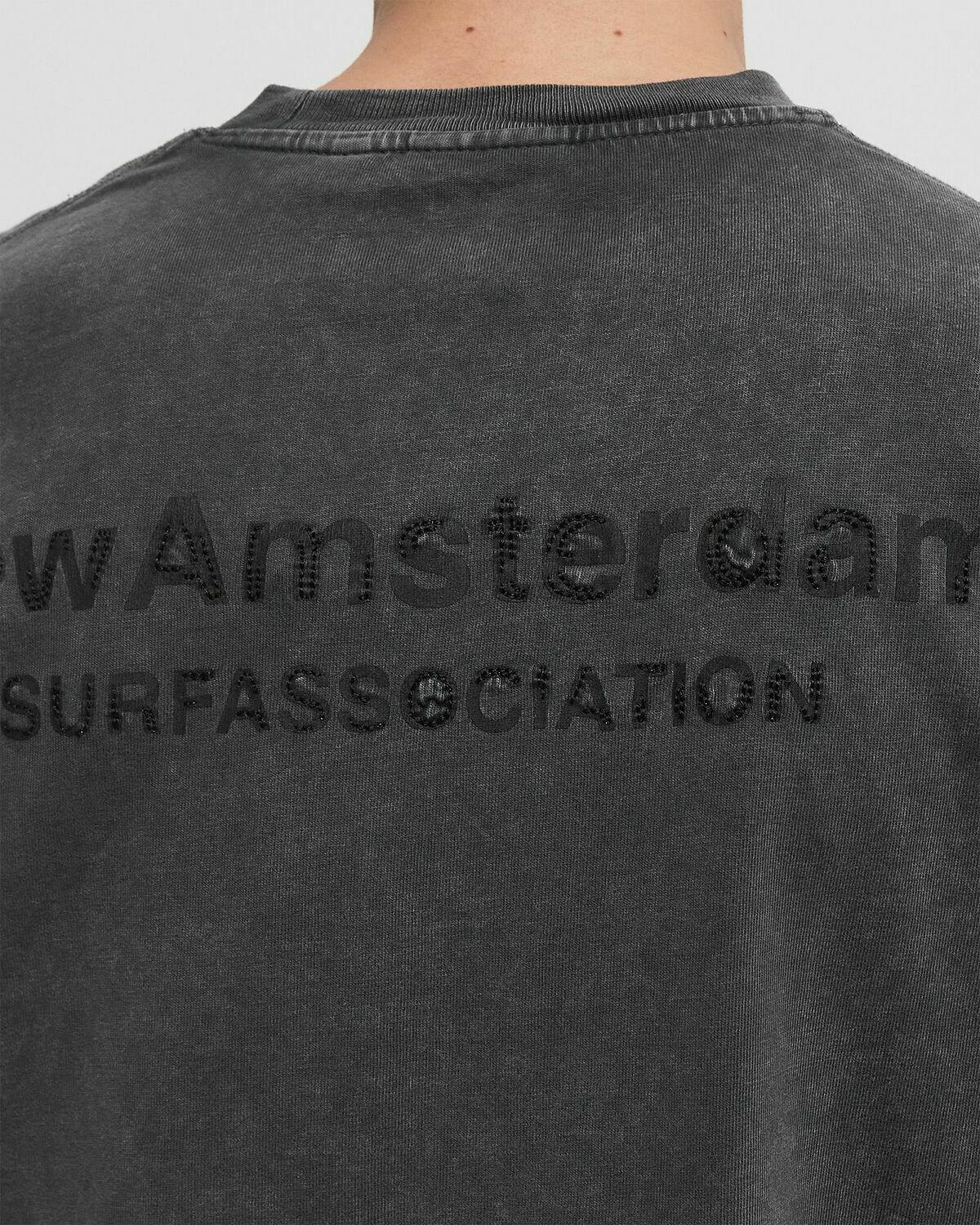 New Amsterdam LOGO TEE Black Mens Shortsleefe