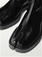 Maison Margiela - Tabi Patent-Leather Chelsea Boots - Black