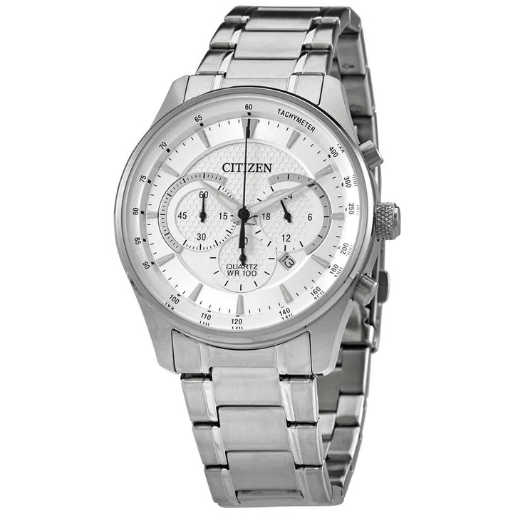 Photo: Citizen Chronograph Quartz Silver Dial Mens Watch AN8190-51A