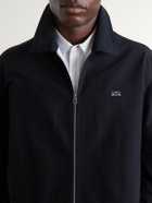 LOEWE - Logo-Embroidered Cotton-Blend Jacket - Black