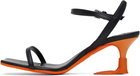Moschino Black Duck Heeled Sandals