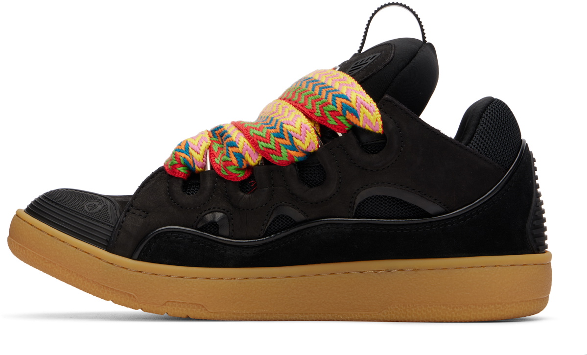 Lanvin Black Curb Sneakers