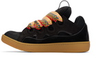 Lanvin Black Curb Sneakers