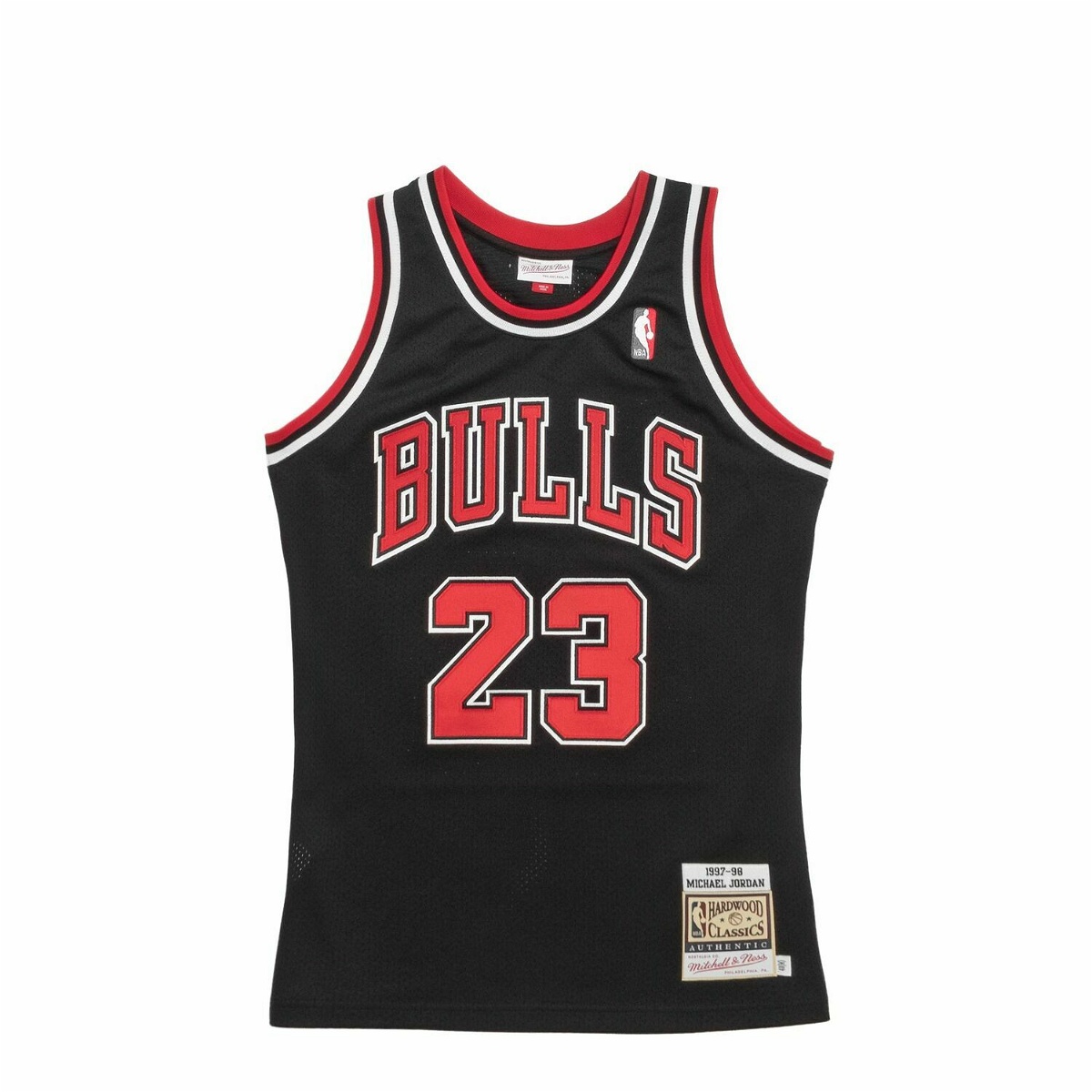 Mitchell & Ness Nba Authentic Jersey Chicago Bulls Alternate 1997 98 Michael Jordan #23 Black - Mens - Jerseys