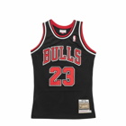 Mitchell & Ness Nba Authentic Jersey Chicago Bulls Alternate 1997 98 Michael Jordan #23 Black - Mens - Jerseys