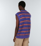 Marni - Striped mohair-blend sweater vest