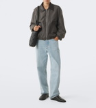 Bottega Veneta Palazzo Intrecciato leather slip-on shoes