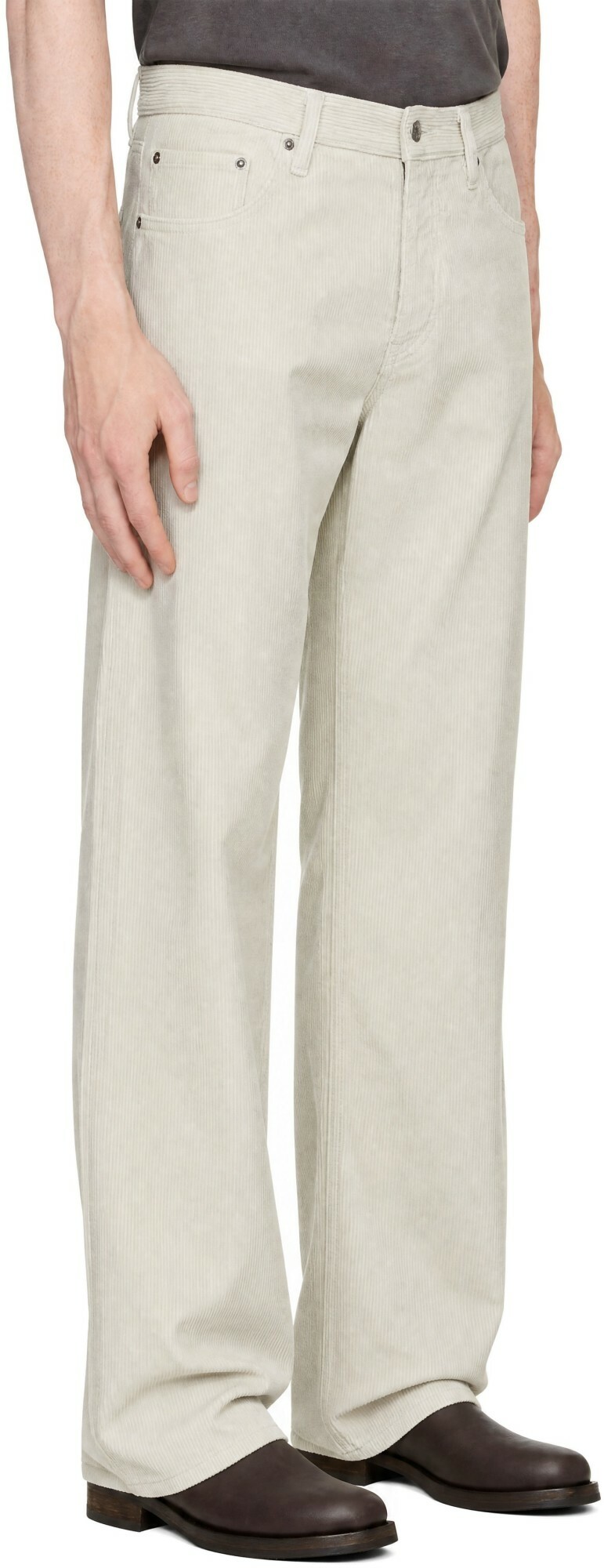 Sunflower Off-White Loose Trousers