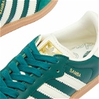 Adidas SAMBA OG Sneakers in Collegiate Green/Cream White/Gold Met.