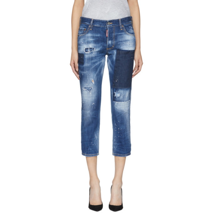 Photo: Dsquared2 Blue Boyfriend Jeans