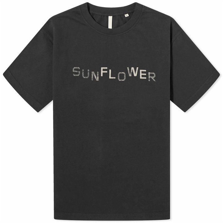 Photo: Sunflower Men's Logo T-Shirt in Black