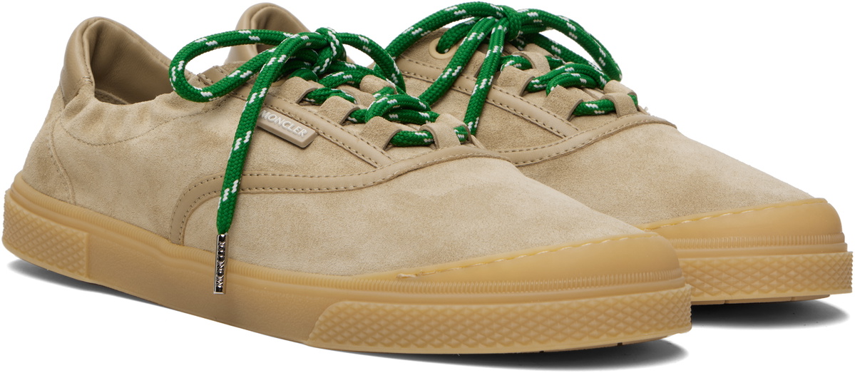 Moncler Beige Vera Leisure Suede Sneakers