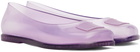 Marc Jacobs Purple Melissa Edition Ruby Ballerina Flats