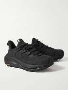 Hoka One One - Kaha 2 Low Mesh-Trimmed Nubuck and GORE-TEX® Sneakers - Black