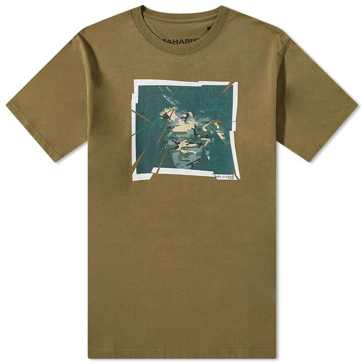 Photo: Maharishi Men's Cubist Warhol Fright Wig T-Shirt in Olive