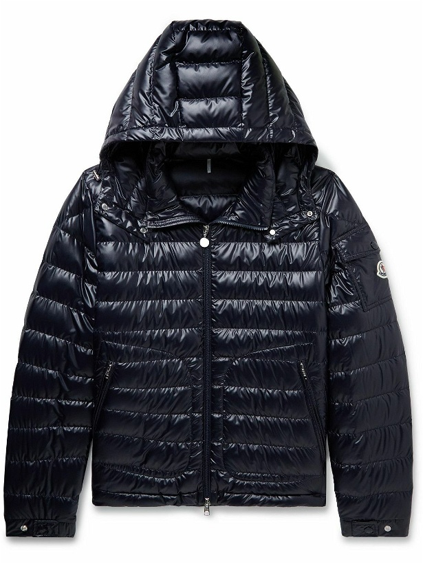 Photo: Moncler - Lauros Hooded Quilted Shell Down Jacket - Blue