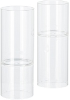 fferrone Revolution Water & Wine Glass Set, 10 oz / 300 mL / 6.5 oz / 190 mL