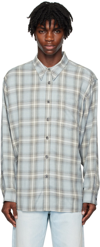 Photo: AMI Paris Blue Oversize Shirt