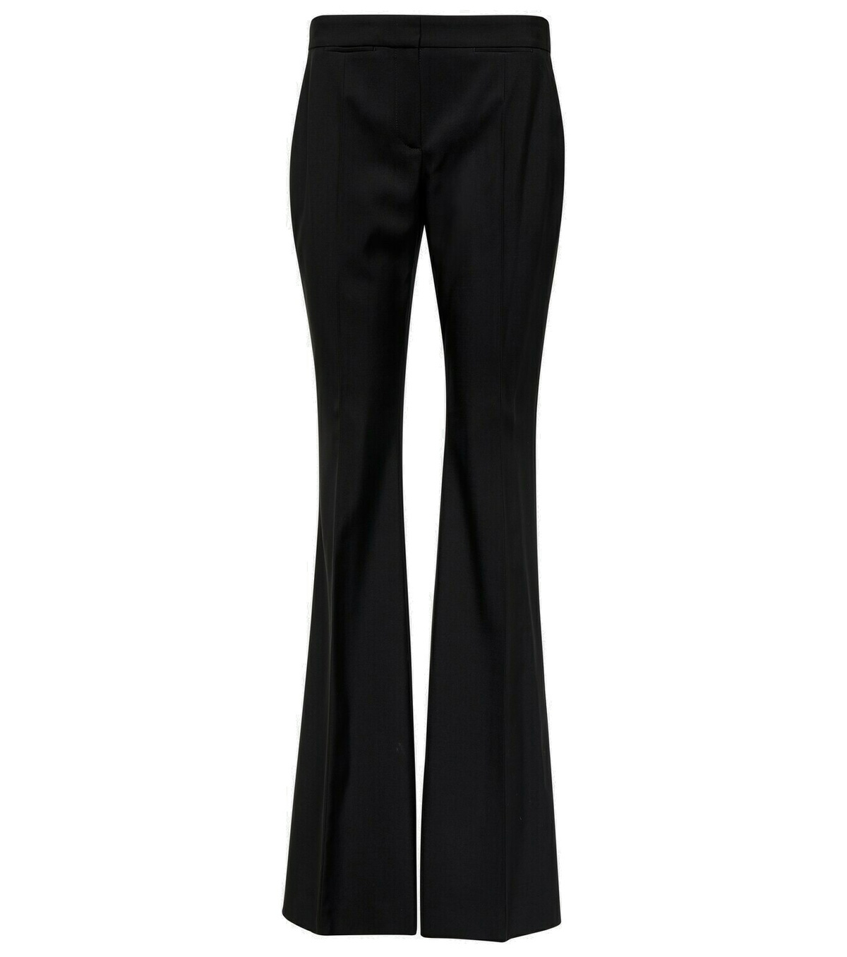 Low Rise Wide Leg Wool Slacks main image 1