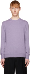 ZEGNA Purple Cashmere Sweater