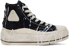 R13 Black & White Kurt Sneakers