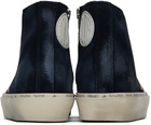 Golden Goose Navy Hi Francy Classic Sneakers