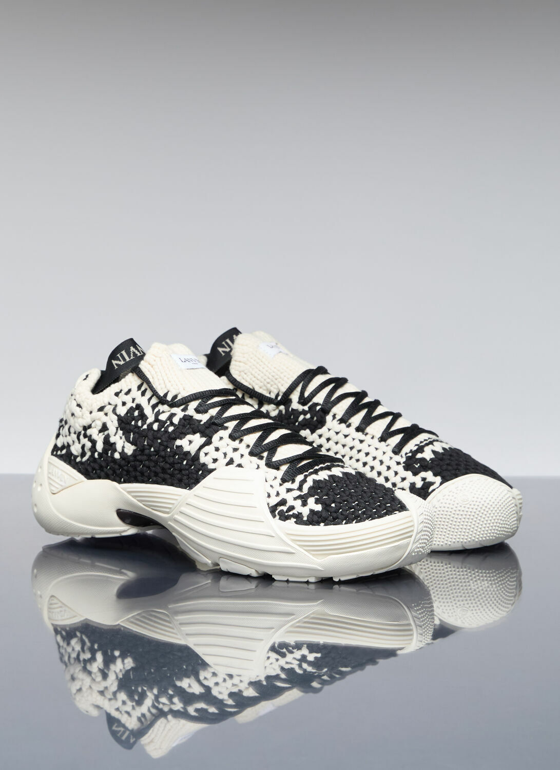 Lanvin Flash-Knit Sneakers