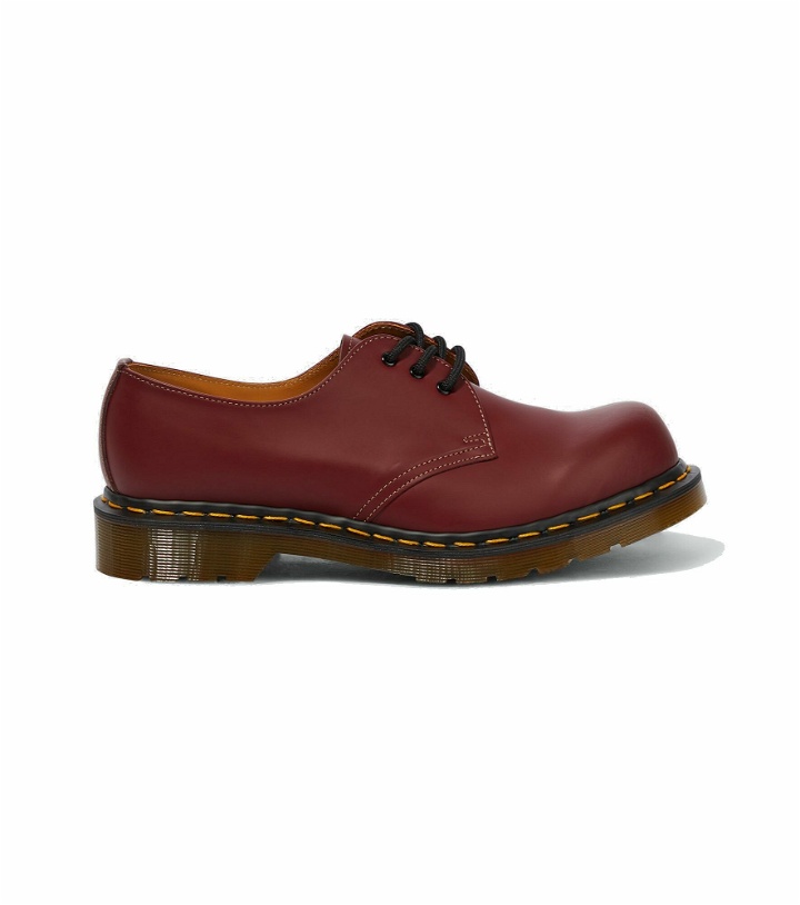 Photo: Comme des Garcons Homme Deux - x Dr. Martens leather Derby shoes