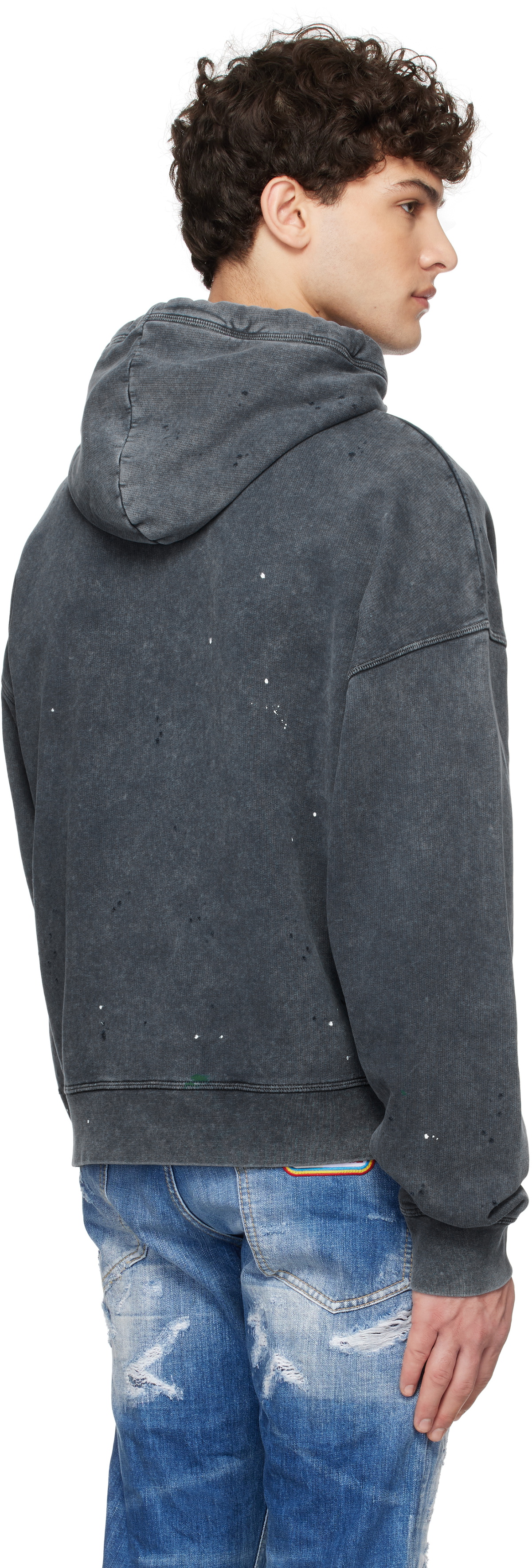 Dsquared2 Navy Cypro Fit Hoodie