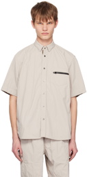 sacai Beige Vented Shirt