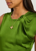Completedworks Heart 18kt Gold-plated Locket Necklace - One Size