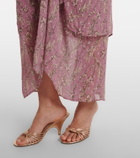 Veronica Beard Sira floral midi skirt