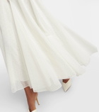 Elie Saab Lace-trimmed midi dress