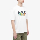 A.P.C. Men's x Pokémon The Crew T-Shirt in White