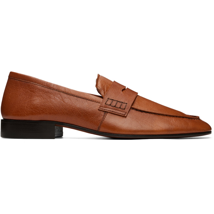 Photo: Dries Van Noten Tan Leather Loafers