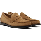 Polo Ralph Lauren Tan Alston Suede Penny Loafers